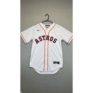 Houston Astros Jersey Mens Small White Home MLB Baseball Bregman 2 Nike Button